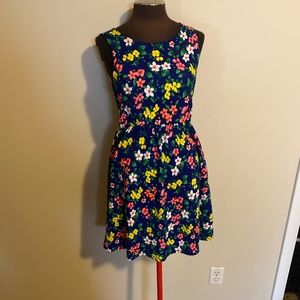 Bright floral dress